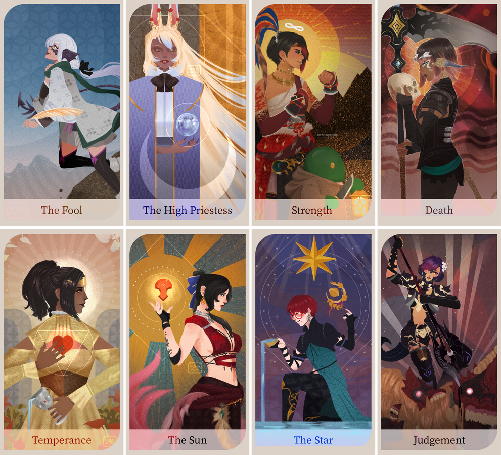 Tarot Card Inspired Illustrations